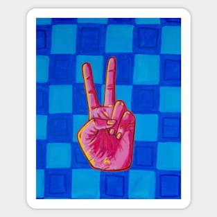 Peace Sign Color Pop Sticker